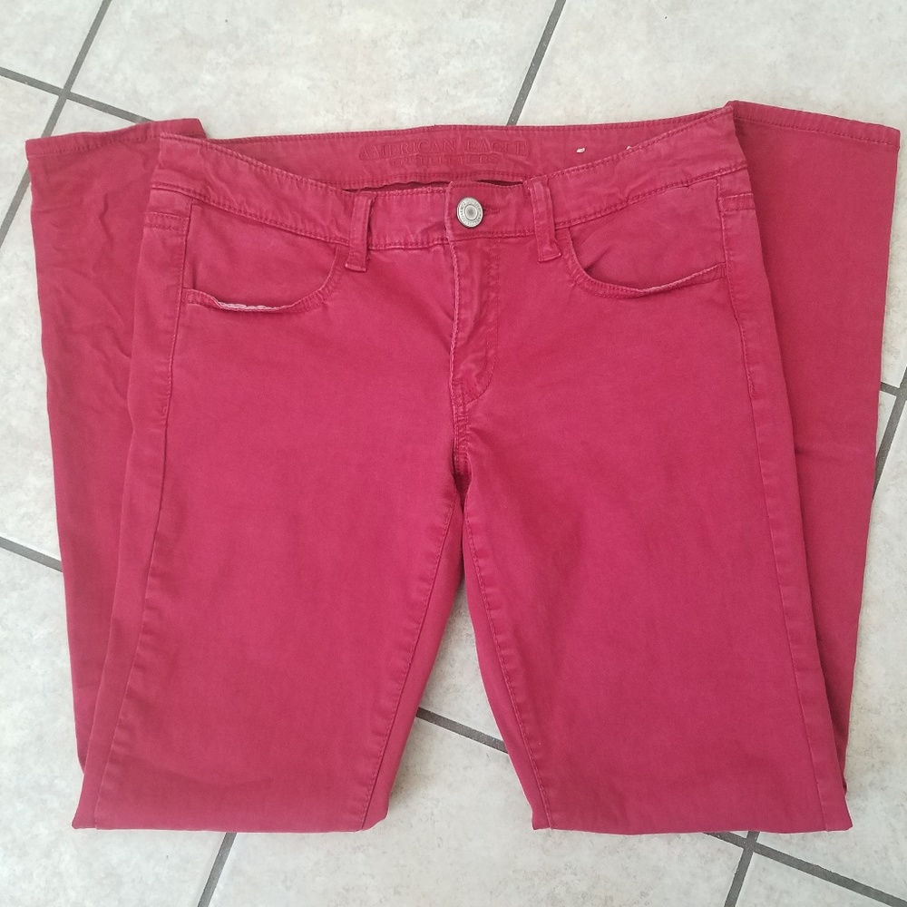 Red Super Stretch Jegging